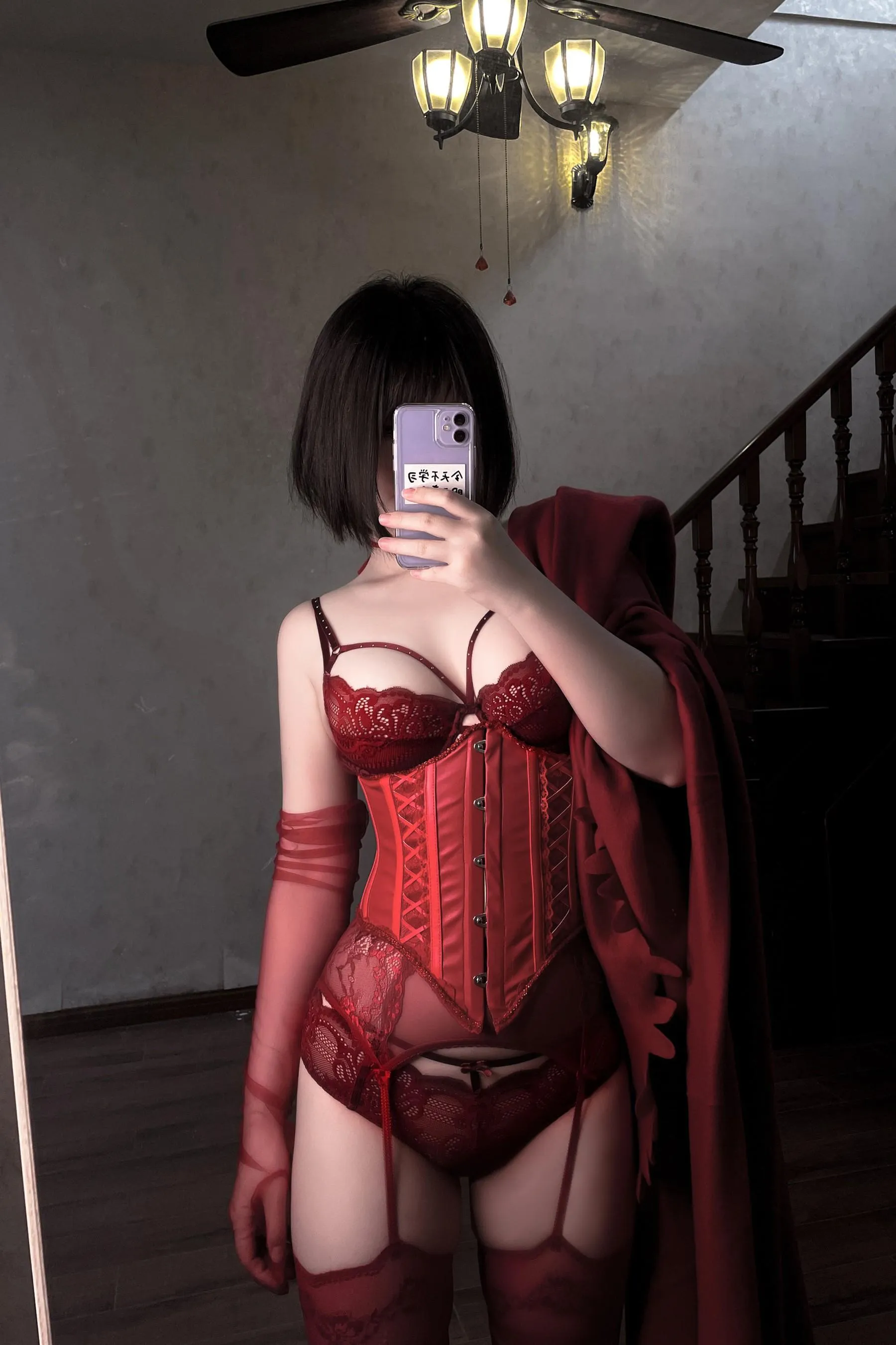 半半子 – NO.67 RED 赤紅 Vol.03 [57P]插图3
